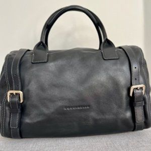 Black Coccinelle Leather Bag (duffle shape)